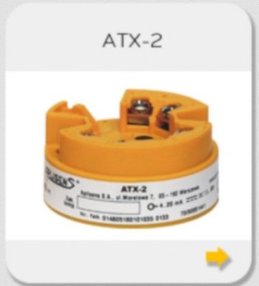 Head-mounted temperature transmitter APLISENS ATX-2