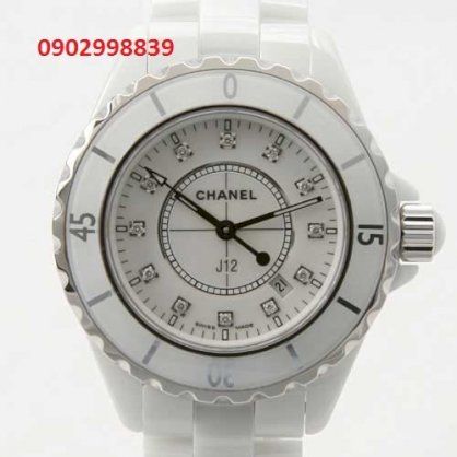 Đồng hồ Chanel a J12 trắng DHJ028