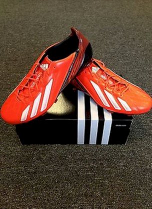 Adidas F50 adizero TRX FG Leather Infrared New Authentic Soccer Cleat Messi Bale