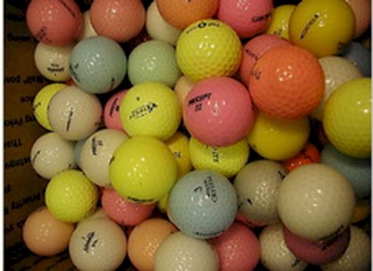 100 multi-colored premium golf balls Precept, Pinnacle, Top-Flite, Slazenger