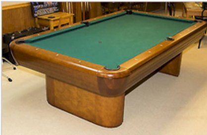 Brunswick Billiard Pool Table w/Accessories - Gibson - Excel Cond - No Reserve