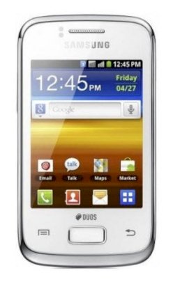 Samsung Galaxy Y Duos S6102 (Samsung GT-S6102/ Samsung GT-S6102B) White