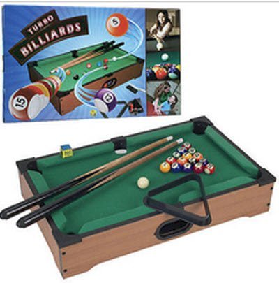 Trademark Games Mini Table Top Pool Table and Accessories - No Assembly Required