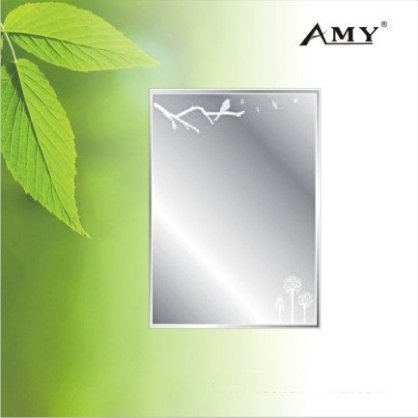 Gương trắng văn hoa mài cạnh AMY - AMG 117