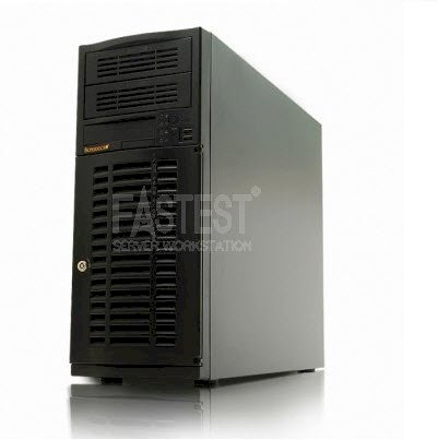 Server Fastest Tower Server SC733T-500B (Intel Xeon E3-1220 V2 3.10GHz, RAM 2GB, HDD none, 500W)