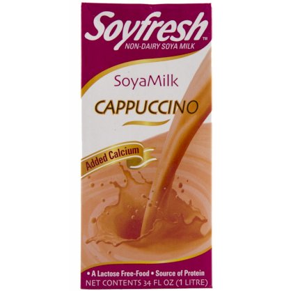 Sữa đậu nành hương Capucino bổ sung canxi 1L - Soyfresh
