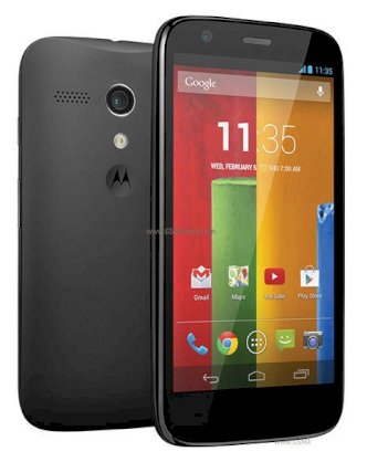 Motorola Moto G Dual SIM 16GB Black front Black back