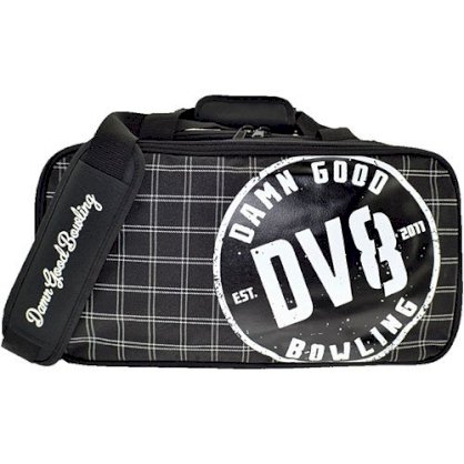 DV8 Double Tote Black/White Bowling Bag