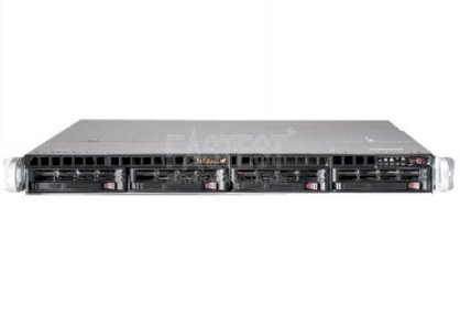 Server Fastest 1U Rackmount Server SC813MTQ-350CB - 1CPU E5520 SATA (Intel Xeon E5520 2.26GHz, RAM 2GB, Không kèm ổ cứng)