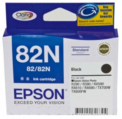 Epson 82N Black Ink Cartridge (T112190)