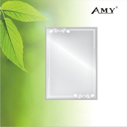 Gương trắng văn hoa mài cạnh AMY - AMG 112