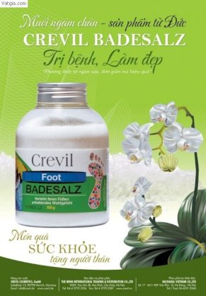 Muôi tắm và ngâm chân Crevil 600g