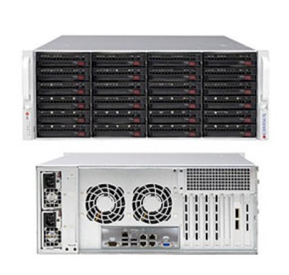 Server Supermicro SuperStorage Server 6047R-E1R36L (SSG-6047R-E1R36L) (Intel Xeon E5-2600 family, RAM Up to 1TB ECC DDR3, HDD 36x Hot-swap 3.5" SAS / SATA, 1280W)