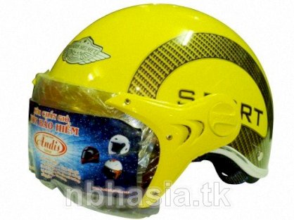 Mũ bảo hiểm chính hãng Andis HT3K Màu vàng - Tem Sport