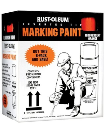 Bộ dụng cụ cho sơn đánh dấu Contractor Pack Marking Paint 6 pack DIY