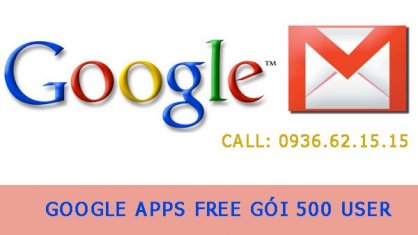 Email google apps 500 User