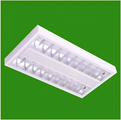 Đèn Led âm trần T8 (2 bóng-10W) Hung Ta HTLL210RC2VG