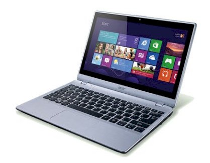 Acer Aspire V5-122P-42156G50nss (V5-122P-0894) (NX.M91AA.013) (AMD Dual-Core A4-1250 1.0GHz, 6GB RAM, 500GB HDD, VGA ATI Radeon HD 8210, 11.6 inch Touch Screen, Windows 8 64 bit)