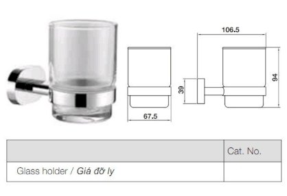 Giá đỡ ly Hafele 34360