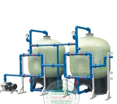  Hệ thống xử lý nước giếng khoan sử dụng bình lọc áp lực composite LNGKC