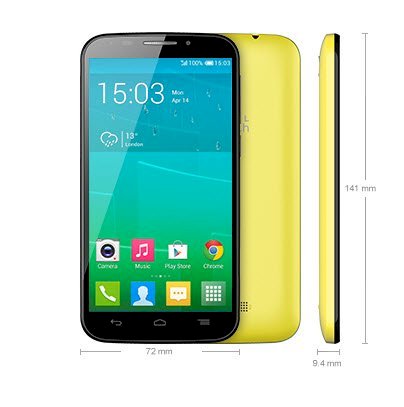 Alcatel One Touch Pop S7 Mellow Yellow