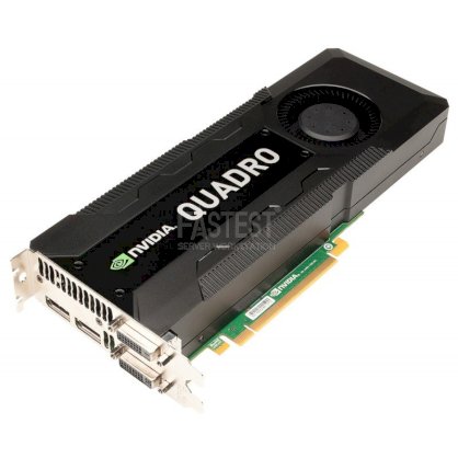 NVIDIA Quadro K5000 for MAC 4GB 256-bit PCI Express 2.0 x 16 HDCP Ready Workstation video card - Full Box