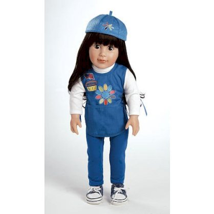 Adora Abigail Girl Scout Daisy 18 inch Doll Ensemble - Dark Brown Hair/Brown Eyes