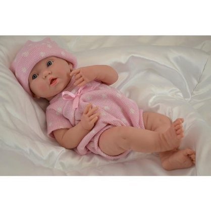 La Newborn 15 inch Baby Doll - Pink Bodysuit