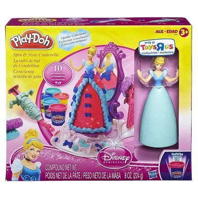 Bộ bột nặn công chúa lọ lem Play-Doh Spin and Style Cinderella