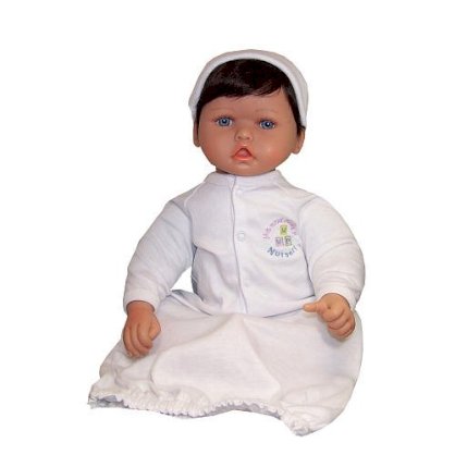Me and Molly P. 20 inch Nursery Doll - Dark Brown Hair with Blue Eyes