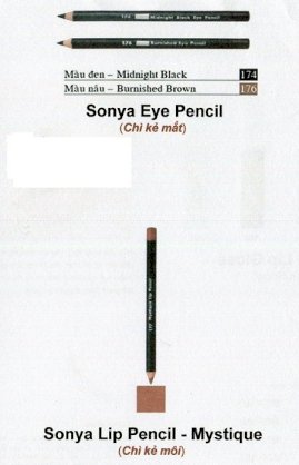 Sonya Eye Pencil /Sonya Lip Pencil Mystique - Chì kẻ mắt và môi MSP-177