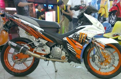 Dán decal xe Exciter Monster Full Option