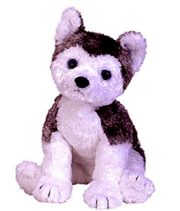 TY Toys Slush Husky Dog - 13 Inches