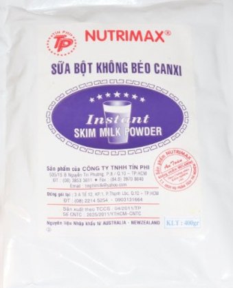 Sữa bột không béo Canxi Nutrimax 400g