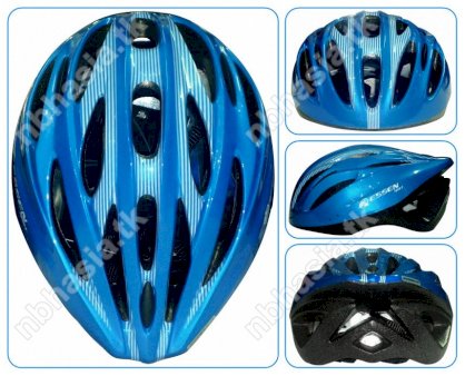 Mũ bảo hiểm xe đạp cao cấp ESSEN A80 - Xanh thiên thanh (Có đèn LED)