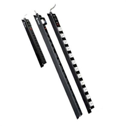 Vietrack VRP124-MCB Rack Power Strip (24) Universal Outlets 30A 220V MCB