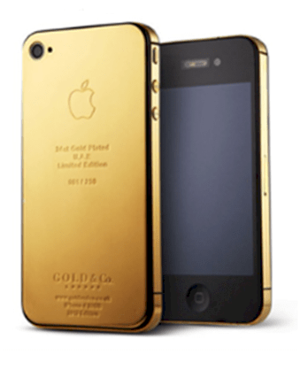 Apple iPhone 4S Mạ Vàng 24k 2013