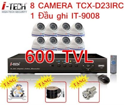 Bộ camera giám sát cho tư gia i-Tech 20-8K