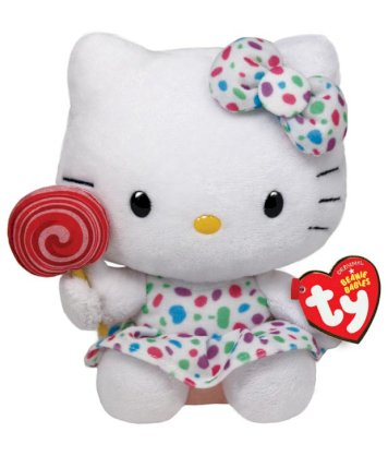 TY Toy Hello Kitty - Lollipop - 6 Inches