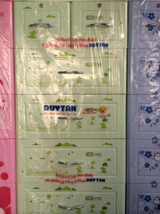Tủ đựng đồ trẻ em Tabi (3 tầng 4 ngăn) - Tủ nhựa Duy Tân