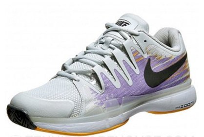 Nike Zoom Vapor 9.5 Tour Grey/Lilac/Orange Women's Shoe 