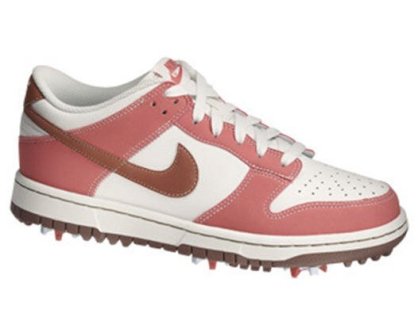  Nike - Women's Nike Dunk NG Golf Shoes White/Pink 