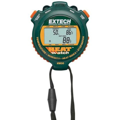 Đồng hồ bấm giây Extech HW30 (0~9h.59h.59s, đo nhiệt độ,độ ẩm)