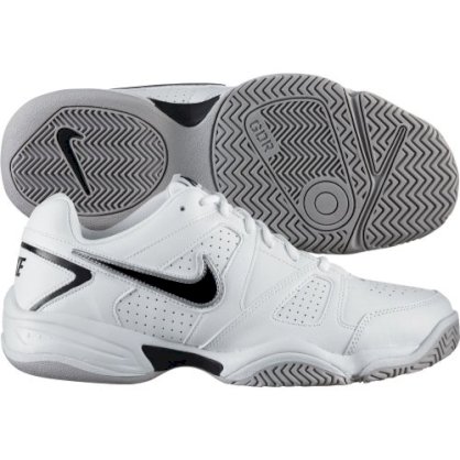 Nike Men's City Court VII 4E Tennis Shoe white / black/silver