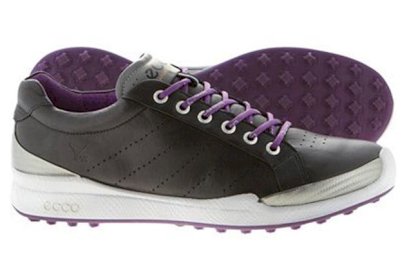 ECCO Men's BIOM GOLF Hybrid Shoes - Black/Imperial Purple