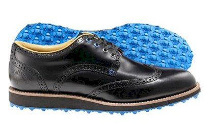 Callaway Men's Master Staff Brogue Spikeless Golf Shoes - Black/Black