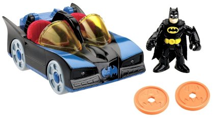 Fisher-Price Imaginext DC Super Friends Batmobile with Lights