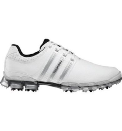 Adidas Men's Tour360 ATV M1 Golf Shoe - White/Metallic Silver