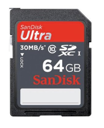 SanDisk SDXC Ultra 64GB (Class 10)