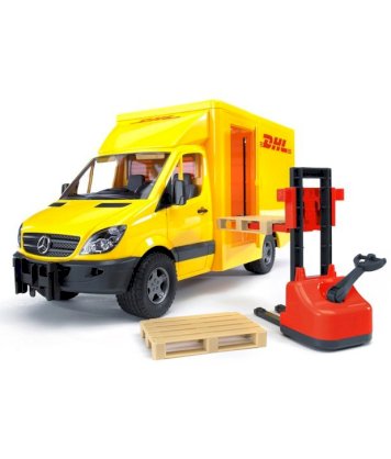 Bruder 1:16 Scale Mercedes Benz Sprinter DHL With Manually Operated Lift